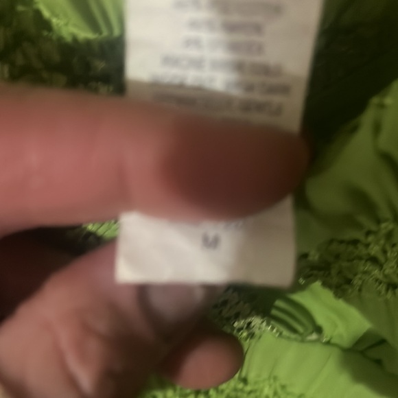 Wet Seal Green Blouse with Elegant Pleats - Picture 2 of 3